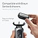 Braun Series 6 Electric Shaver Replacement Head with Sensitive Skinguard, Easily Attach Your Shaver Head, Compatible with New Generation Series 6 Shavers, 64B, Black