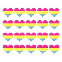 Pansexual Pride Heart Silicone Pins