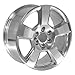 OE Wheels CV76 20 Inch Rims and Tires Fit Tahoe Style 6x139.7 20x9 Polished - Hollander 5652 - TerraMax RT 275/55-20 (Set of 4)