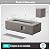 42’’ Propane Fire Pit Table Set with Tank Holder, CSA Certifed 50,000 BTU Outdoor Firepit Table, Wind Guard & Glass Stones, Smoke-Free Rectangular Fire Table for Garden Porch Backyard - Extra Cover