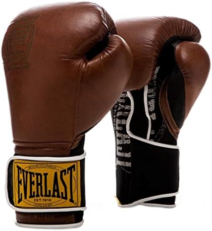 Everlast P00002501 1910 Classic Training Glove Brown 12OZ