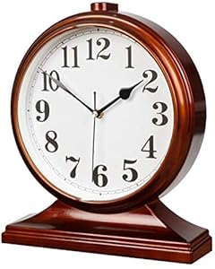 Xwbldbdfc Zegar Kominkowy Retro 28x32,5x7 cm