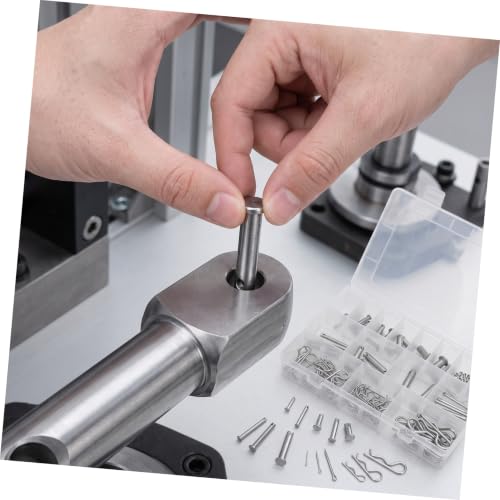 Pasadores Clevis y Cotter de acero inoxidable para reparación de maquinaria, kit de 122 piezas 7