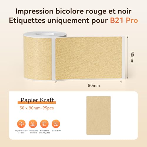 Étiqueteuse NIIMBOT B21 Pro imprimante étiquette autocollante bluetooth