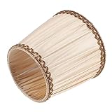 Protecteur de lampe domestique: design en dentelle plissée, vintage et rétro, c'est une pendaison de crémaillère pour votre famille, vos amis et vos collègues, abat-jour en dentelle plissée