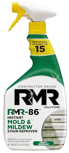 RMR-86 Instant Mold and Mildew Stain Remover Spray - Scrub Free Formula, 32 Fl Oz