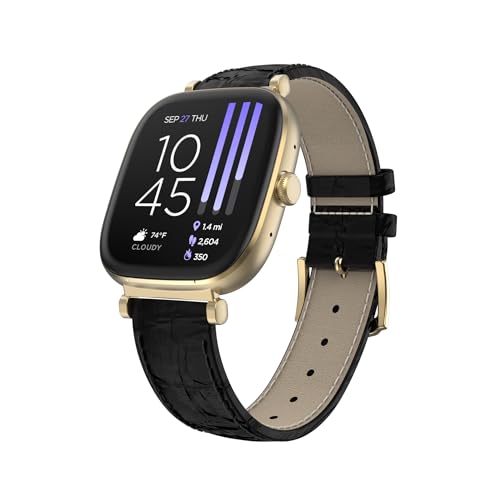 iTouch Belle Smartwatch - Pantalla AMOLED de 1.75 pulgadas, llamadas Bluetooth, más de 60 modos de fitness, frecuencia cardíaca 24/7, SPO₂, seguimiento del estrés y del sueño, IP68 resistente al agua