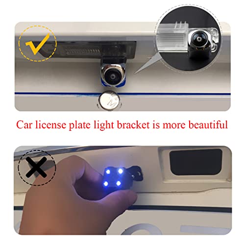 Vlicevrn HD Fisheye Vehicle Car Rear View Camera Night Vision Backup Parking Camera for Toyota REIZ 4D MK1 / Mark X 4D MK1 / Prius/Land Cruiser LC100 LC120 LC200/Prado (Fisheye Dynamic)