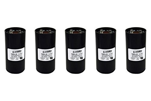 TEMCo 340-408 uF MFD Start Capacitor 220-250V AC Round