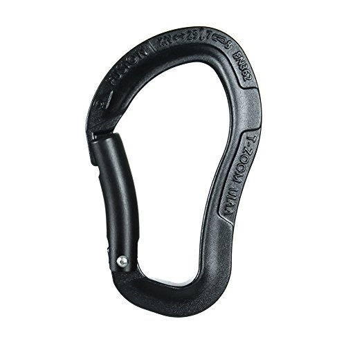 Fusion Climb Techno Zoom Military Tactical Edition Aluminum Bent Gate Ergonomic Carabiner Black #TOP28