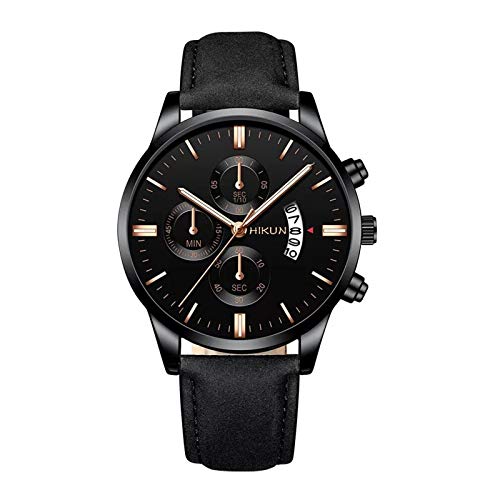 COOKI Men's Watch Fashion Business Wristwatch Analog Quartz Watch...
