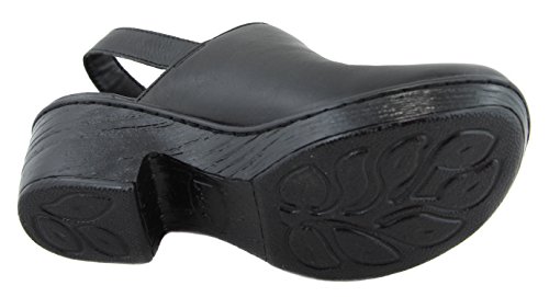b.o.c. Womens Aime Leather Closed Toe Ankle Strap Clogs, Black, Size 6.0 - Thumbnail 5