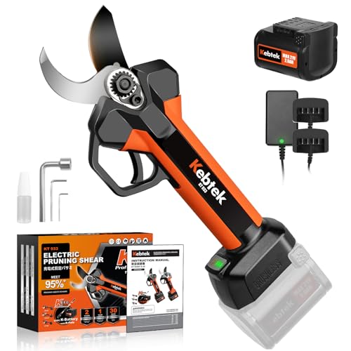 Image of Kebtek 33MM Professional Pruning Shears Battery Powered Brushless