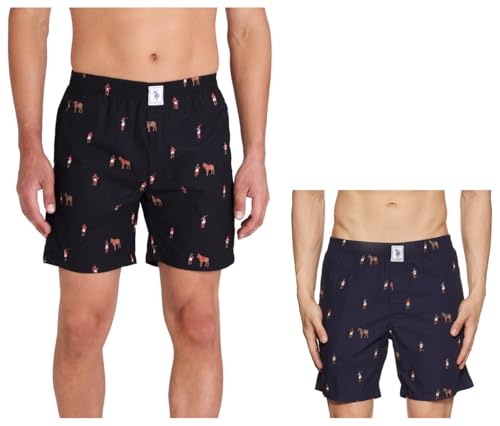 Image of U.S. POLO ASSN. Men's Cotton Boxers (Pack of 2)