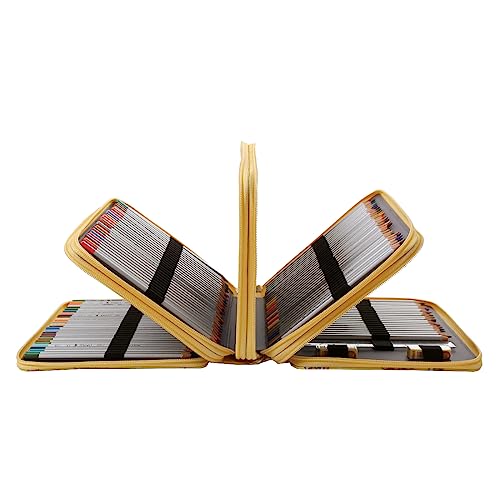 Image of 216 Slots Pencil Case Organizer w /Removal Handle Strap