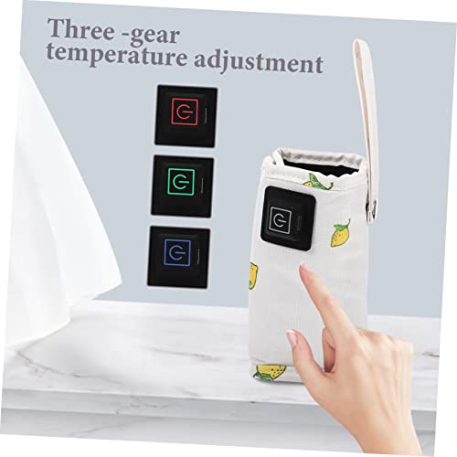 DOITOOL 1 Conjunto Aquecedor De Mamadeira Para Carro Aquecedor De Mamadeira Portátil Aquecedor De Ma