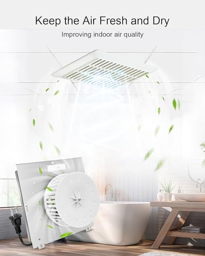 97017705 Motor Fan and Blower Wheel Assembly Fit for NuTone 8663RP 8664RP 671R 672R 750 751 752 Fan Motor Ventilation, Bathroom Motor Assembly Replace Motor 86933000/JA2B104N