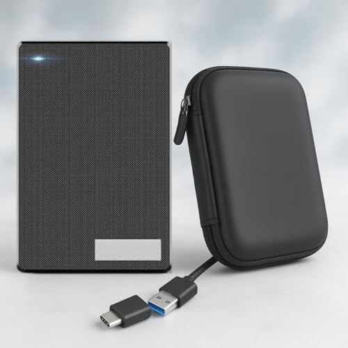 500GB Portable External Hard Disk Solid Performance with Carry Bag ...