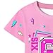 HBTJCZXL Girls 2PCS 67 Meme Pattern Short Sleeve T-shirt Shorts Set Kids Six Seven Summer Tee Tops and Pants Clothes Set