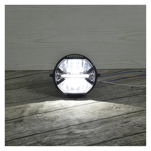 Phare de moto universel running lights white pour modification style rétro - 5