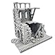 QP3D – Ruiniertes mittelalterliches Haus – Fantasiegebäude Terrain Landschaft für Tischplatte & RPG 28–32 mm Miniaturen Wargame Requisiten DnD D&D, 3D gedruckt und bemalbar