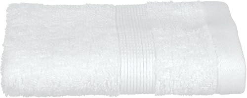 Atmosphera - Serviette invité Essentiel - Coton 450 GR/m² - Blanc 30x50 cm
