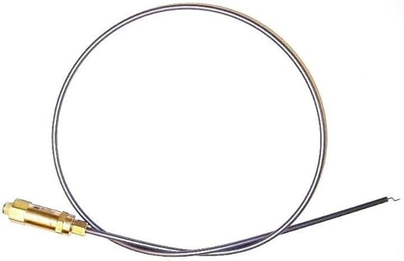 36" American-Made Bullwhip Throttle Control Cable - For Rol-Air & Other Portable Air Compressors