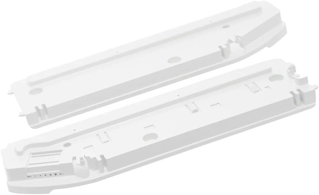 US-Based Supplier - W10874836 Pantry Drawer End Cap Set Kit (Left & Right Sides) - Compatible With Amana Kenmore KitchenAid Mtag Whirlpool Refrigerator - Replaces 4449807 AP6004794 FIX11738134