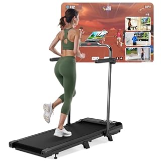 Copant Tapis de Course Pliable, 3HP Tapis de Marche Inclinable,Charge Max 136kg,1-12km/h Tapis de Course pour Domicile ou Bureau