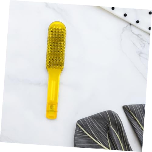 SMASOLO Peine alisador de cabello de doble cara, 3 piezas, con cerdas antiestáticas y resistentes al calor, desenredador para peluquería y uso doméstico, ligero y portátil para alisado rápido del cabello miniatura 4