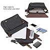 S-ZONE Men's Messenger Bag Crossbody Shoulder 15.6 Inch Laptop Vintage Canvas Briefcase Satchel for Work School Traveling Daily Use Multiple Pocket #4