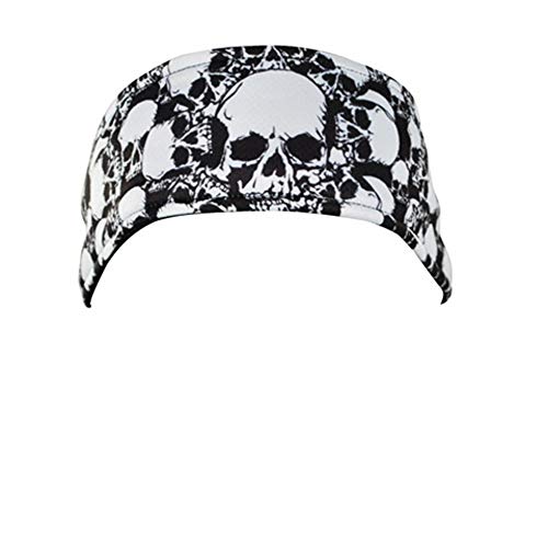 Zanheadgear All Over Skull Headband (Black/White)