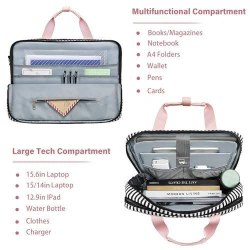 Bolso para laptop mujer 15.6 pulgadas resistente al agua miniatura 4