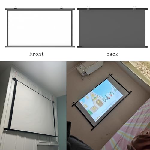 Pantalla proyección 16:9 60 pulgadas portátil para hogar miniatura 6