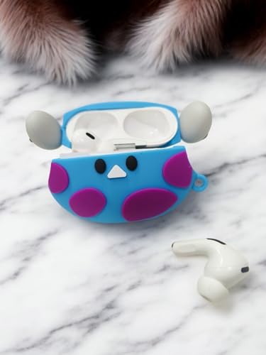 Image of SE HUB Airpods Pro 2 Case Cover for 2Nd Generation Shock Proof 360-degree Protection Case 3D Design Cover Soft Skin Silicone Compatible 3D Design Headphones Case (Instagram)- Avocado