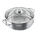Produktbild KUHN RIKON 37396 Today 3.0L/24cm Kochtopf mit Glasdeckel, Edelstahl, Silber, 3 L, 24 cm