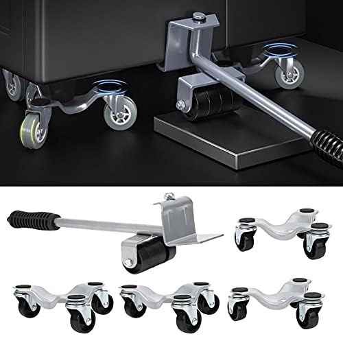 Traslochi portatili con ruote e piastra di sollevamento, Capaci per un facile trasporto di elettrodomestici e pellicce, ideale per casa e ufficio Rcat