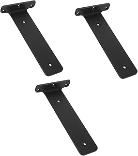 Angoily Book Shelf Brackets 3pcs Invisible Bracket Bookshelf Decorative Shelf Heavy Duty Bookshelf Wall Stand Shelves Book Industrial Shelf Bracket