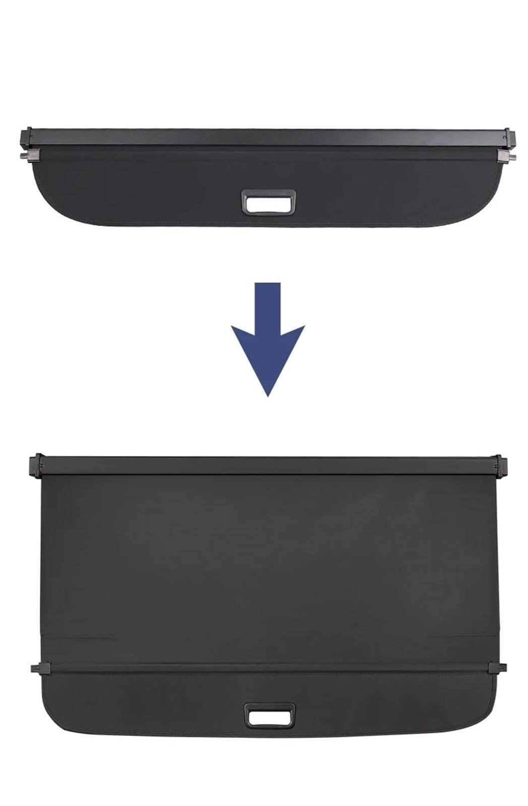 Genérico Cubierta de Carga para Maletero Cubierta De Carga Retráctil Maletero para Ford para Mach-E 2021-2024 Estante Paquetes Escudo Antipeeping Privacidad Interiores Coche(Canvas)