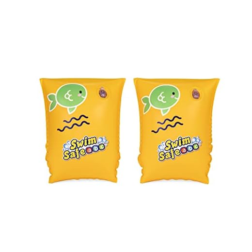 Bestway Inflatable Swimming Armbands for Kids Float Bands Sleeves, Inflatable Swim Armbands for Boys and Girls, Ages 3-6, Yellow