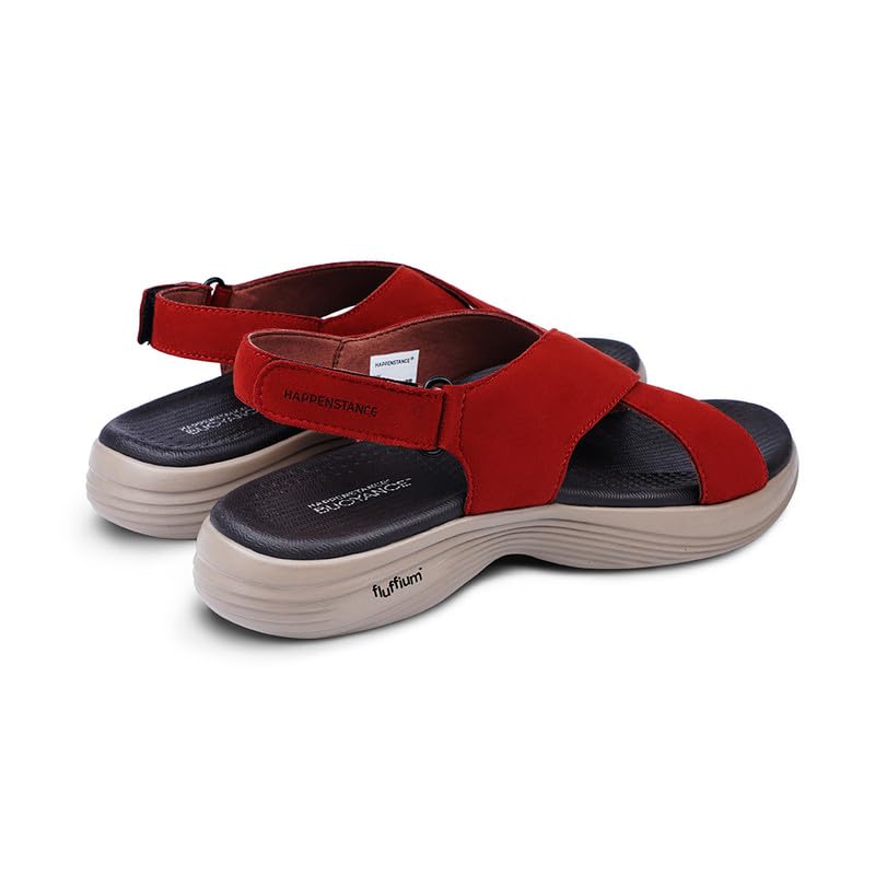 Image of HAPPENSTANCE | Grace | Velcro Closure Sandals for Women - Simple and Comfortable