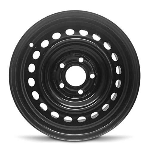 Road Ready Car Wheel For 2010-2013 Ford Transit 15 Inch 5 Lug Black Steel Rim Fits R15 Tire - Exact OEM Replacement - Full-Size Spare