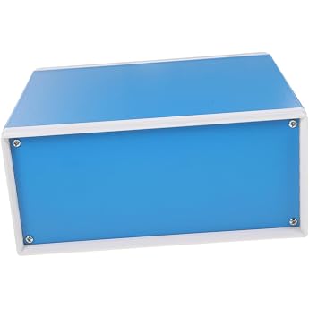 OSALADI Aluminium Electronic Enclosure Project Box Universal Housing Connection Box Metal Housing for DIY Projects and Electr