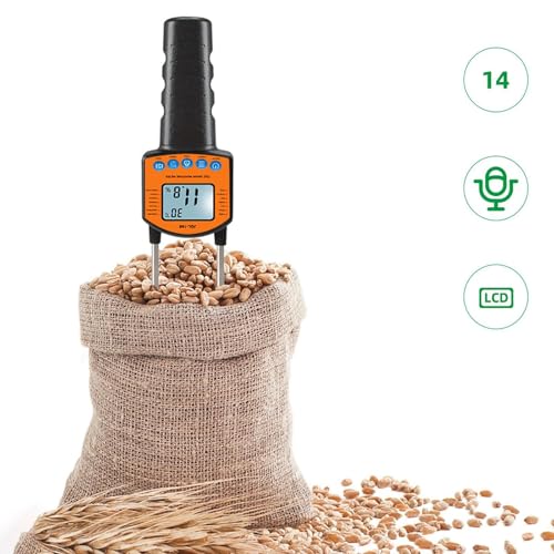 Humidimètre de blé maïs riz testeur humidité numérique multi-cultures