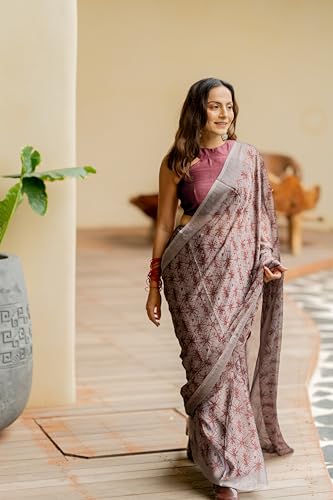 Image of MIRCHI FASHION Saree for Woman Chiffon Shibori Printed | Lightweight Regular Use and Professional Office Sari with Blouse Piece