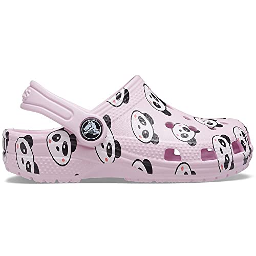 Image of Crocs Kids' Classic Panda Print Clogs
