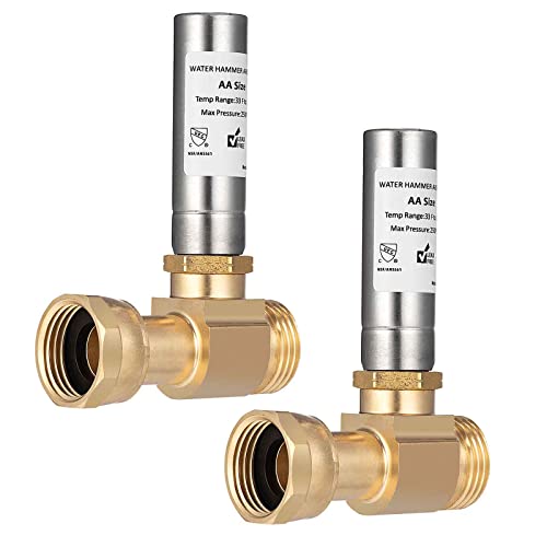 Lidertik 2 Pack Water Hammer Arrestor