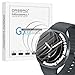 [3 Pack] Orzero for Fossil Gen 4 Q Explorist HR Smartwatch Tempered Glass Screen Protector [Upgraded], 2.5D Arc Edges 9 Hardness HD Anti-Scratch Bubble-Free [Lifetime Replacement Warranty]