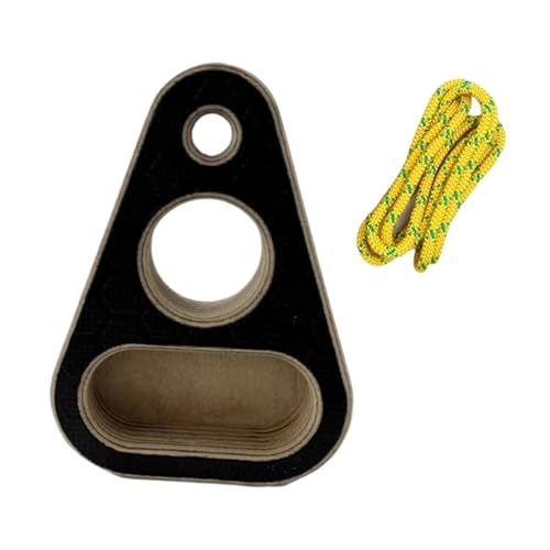 YGLEEULI Plataforma Escalada Diapasón de Escalada, Tabla Colgante Madera, Entrenamiento con los Dedos, Entrenamientos la Parte Superior del Cuerpo, for Atletas Interior y Exterior(8cmx11cmx2.5cm)
