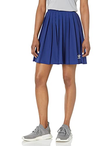 adidas Originals Womens Pleated Skirt Victory Blue X-Small at